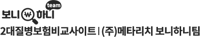 2대질병보험 보니하니